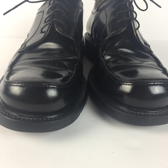 Cable & Co Oxfords Mens Size 9 US Leather Black It - Picture 3 of 7